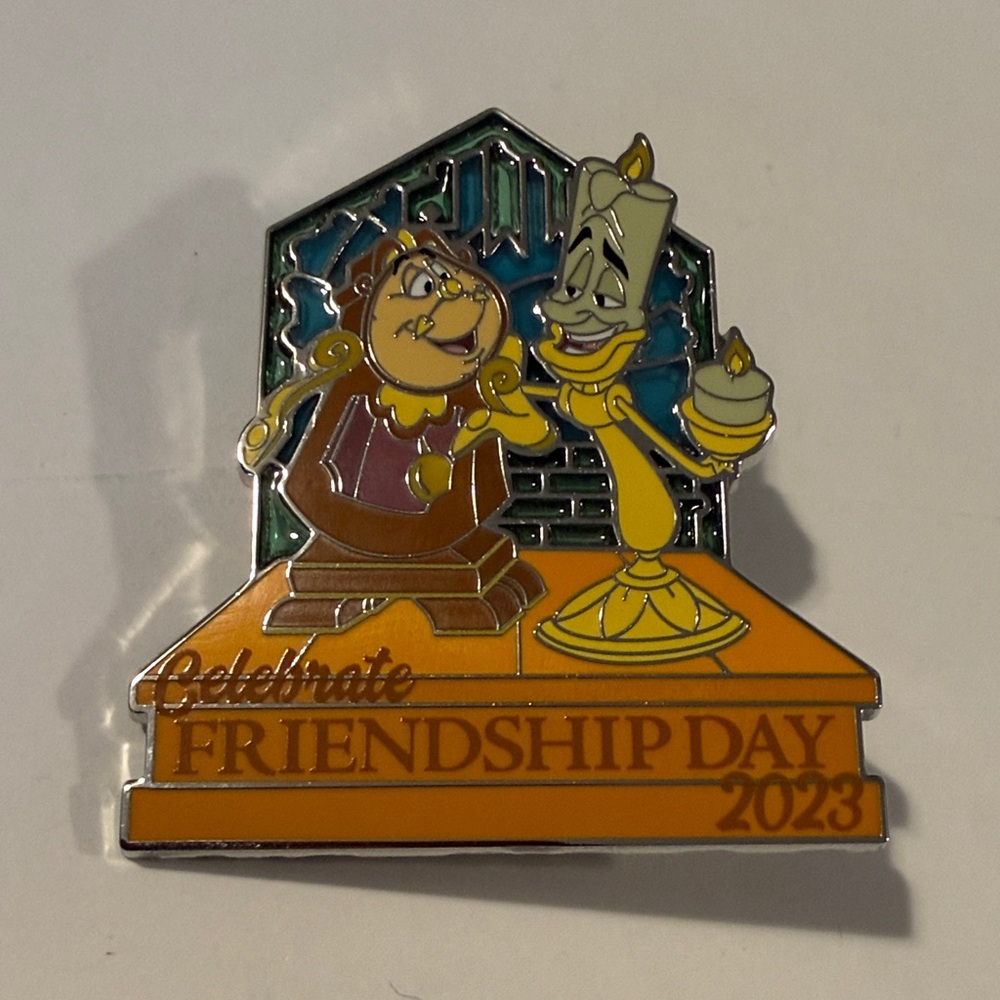 Disney Cogsworth and Lumiere Friendship Day 2023 Pin